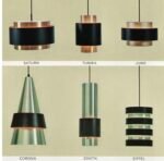 Set of Three Danish Tunika Copper Pendant Lamps by Jo Hammerborg for Fog & Mørup - Image 36